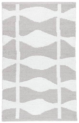 Grey Circuit Handwoven Indoor/Outdoor Rug swatch