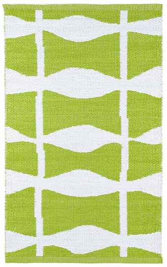 Green Circuit Handwoven Indoor/Outdoor Rug swatch