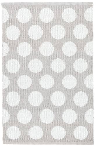 Grey Dot Handwoven Indoor/Outdoor Rug swatch