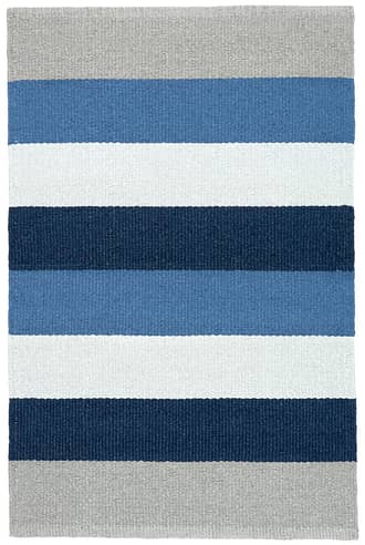 Ocean Stripe Handwoven Indoor/Outdoor Rug primary image