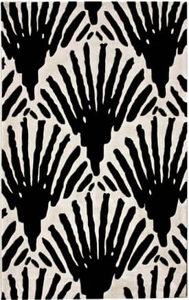Keno scrolling vines beige rug