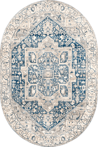 4' x 6' Fringed Medallion Rug primary image