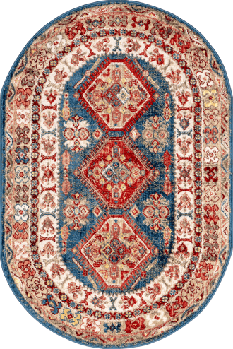 Emblem Fringed Rug primary image