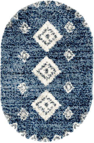 Diamond Totem Shag With Tassels Rug primary image