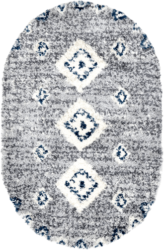 Diamond Totem Shag With Tassels Rug primary image