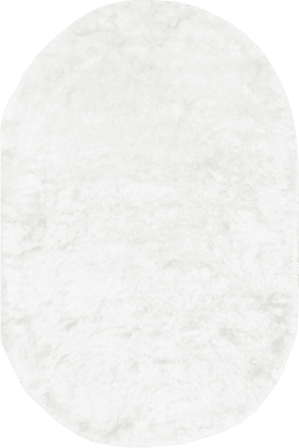 Silky Shine Solid Shag Rug primary image