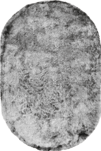 5' x 8' Silky Shine Solid Shag Rug primary image