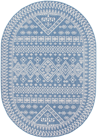 Diamond Bordered Indoor/Outdoor Rug primary image