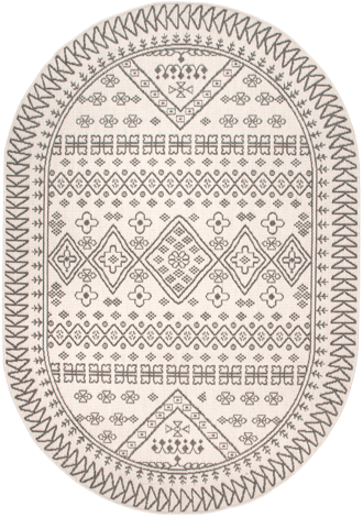 Diamond Bordered Indoor/Outdoor Rug primary image