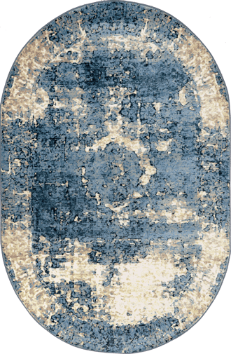Distressed Foggy Medallion Rug primary image