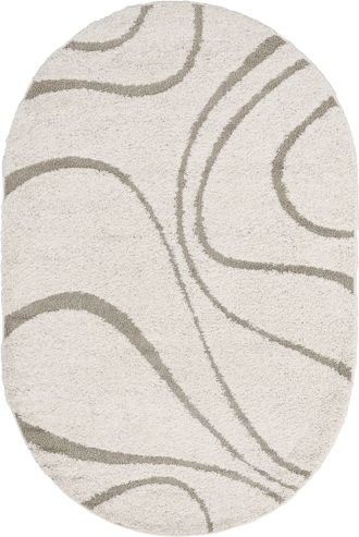 3' x 5' Shaggy Curves Rug primary image