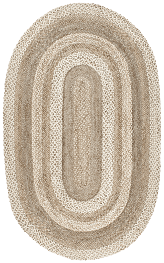 5' x 8' Braided Bengal Jute Rug primary image