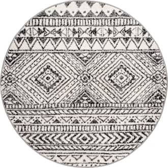 6' Banded Geometric Rug primary image