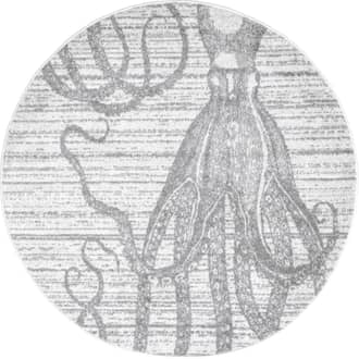 5' Faded Octopus Rug primary image