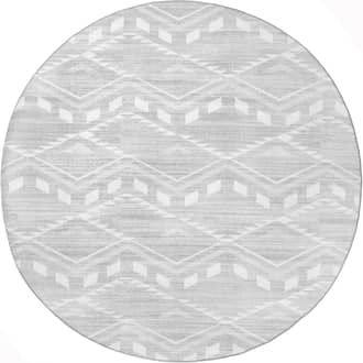6' Natalia Chevrons Washable Indoor/Outdoor Rug primary image