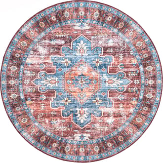 6' Castle Medallion Washable Rug primary image