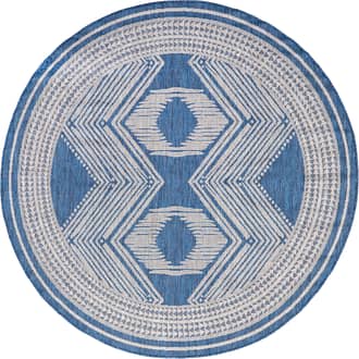 6' 7" Iris Totem Indoor/Outdoor Flatweave Rug primary image