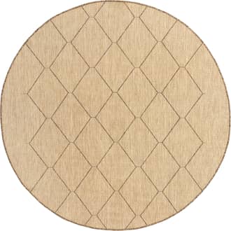 6' 7" Tisha Trellis Faux Jute Indoor/Outdoor Rug primary image