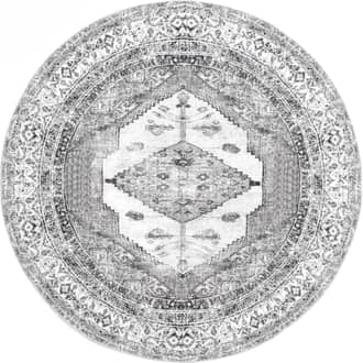 6' Plated Medallion Washable Rug primary image