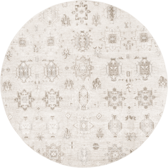 Brenda Hazy Heraldry Washable Rug primary image