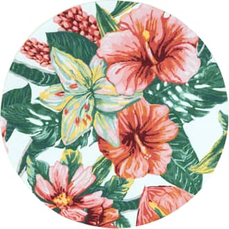 6' Lush Hibiscus Indoor/Outdoor Rug primary image