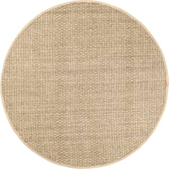 8' Checker Weave Seagrass Rug primary image