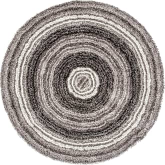 6' Striped Shaggy Rug primary image