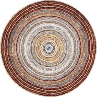 Striped Shaggy Rug primary image