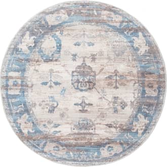 5' Distressed Foliage Rug primary image