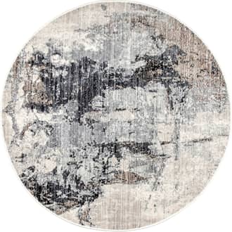 6' Splattered Abstract Rug primary image