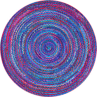 6' Bohemian Chindi Braided Rug primary image