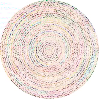 6' Bohemian Chindi Braided Rug primary image