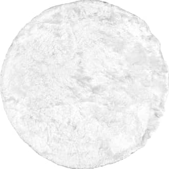 6' Silky Shine Solid Shag Rug primary image