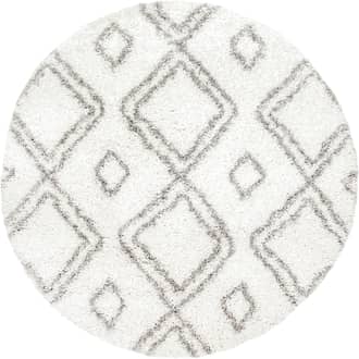 8' Double Diamond Shag Rug primary image