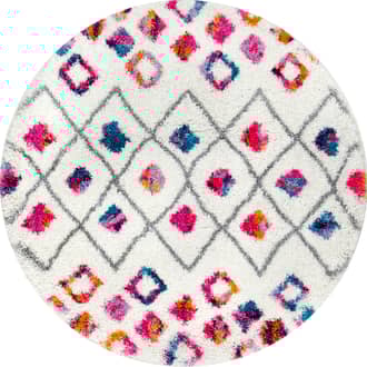 5' 3" Kids Bohemian Diamond Trellis Shag Rug primary image