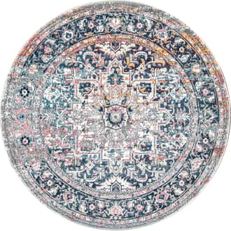 8' Faded Star Petal Emblem Rug primary image