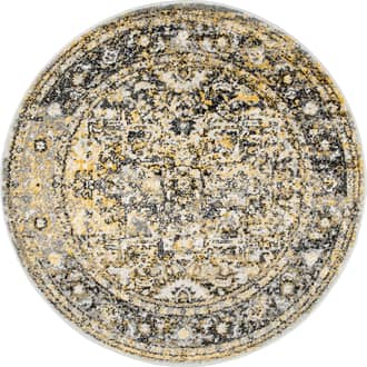 4' Faded Star Petal Emblem Rug primary image