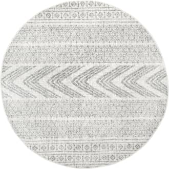 5' Geometric Banded Rug primary image