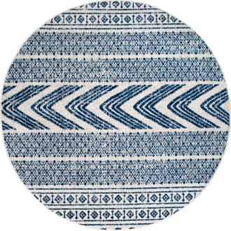 5' Geometric Banded Rug primary image