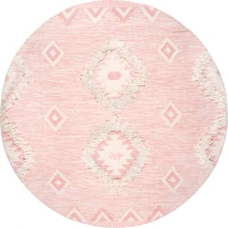 6' Shaggy Moroccan Lattice Fringe Rug primary image