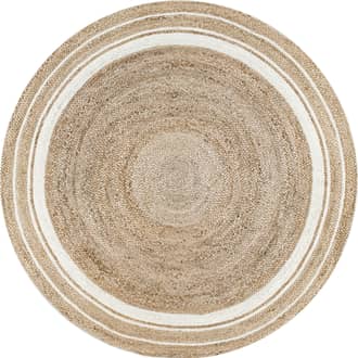 8' Jute Braided Saturn Border Rug primary image