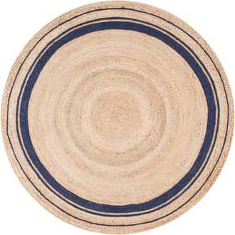 8' Jute Braided Saturn Border Rug primary image