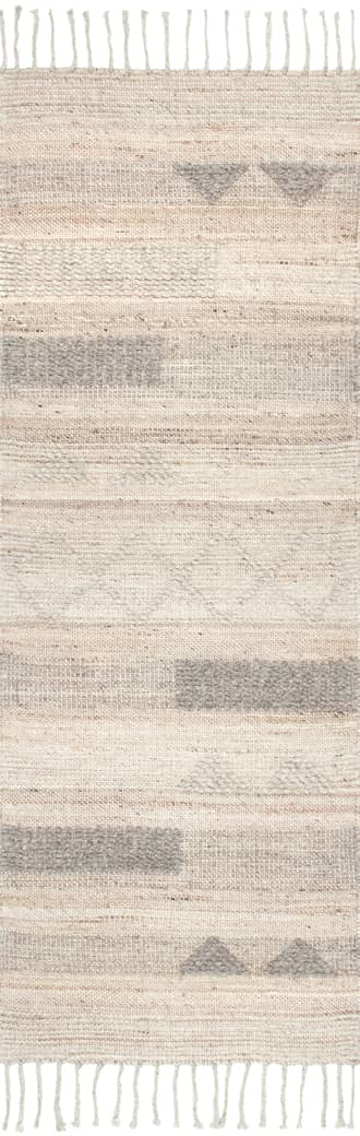 2' x 6' Modern Striped Wool Rug primary image