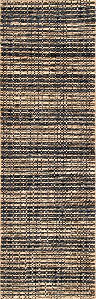 2' x 6' Plaid Jute Rug primary image