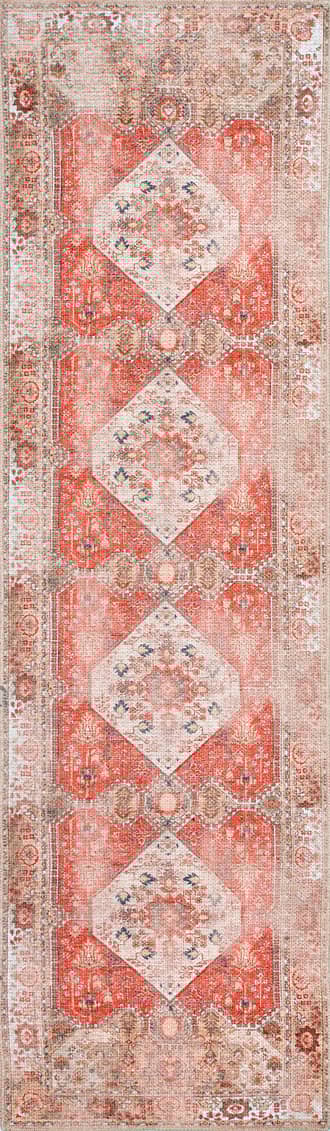 2' x 8' Hannah Medallion Washable Rug primary image