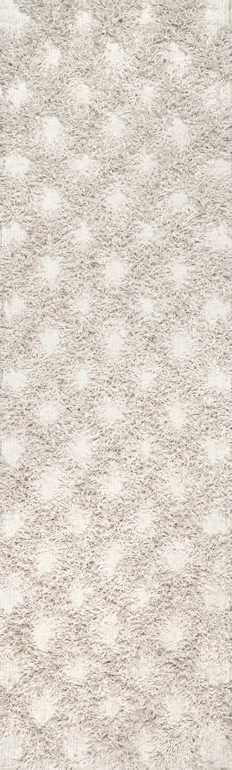 2' 5" x 6' Shaggy Diamond Trellis Rug primary image