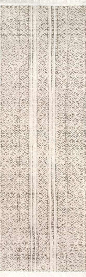 2' 6" x 6' Indoor/Outdoor Striped With Tassels Rug primary image