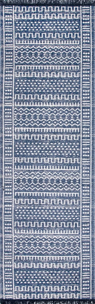 2' 6" x 12' Native Indoor/Outdoor With Tassels Rug primary image