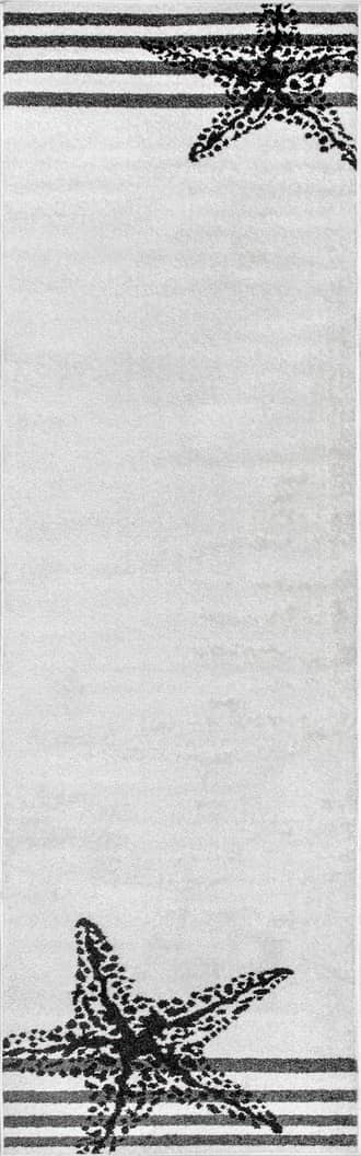 2' x 6' Starfish and Stripes Rug primary image
