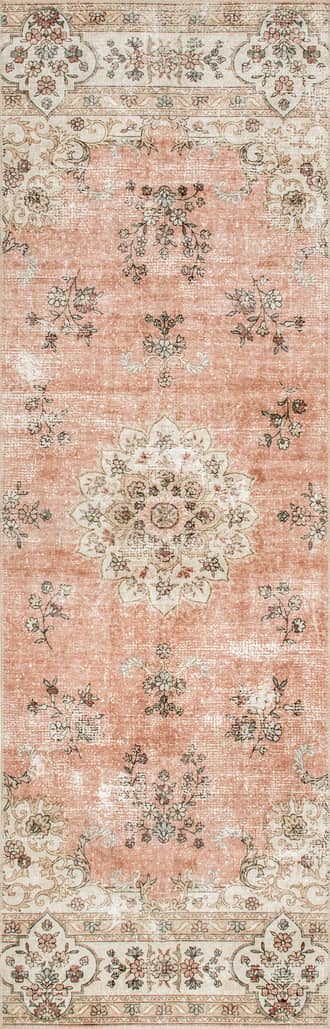 Rosette Medallion Washable Rug primary image